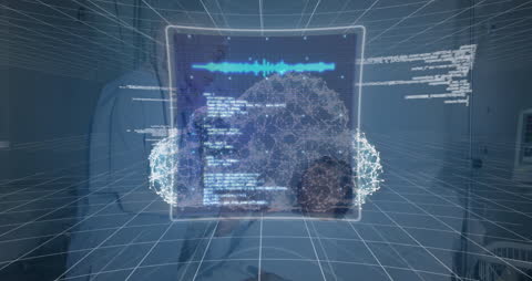 Futuristic Medical Technology with Digital Brain Interface