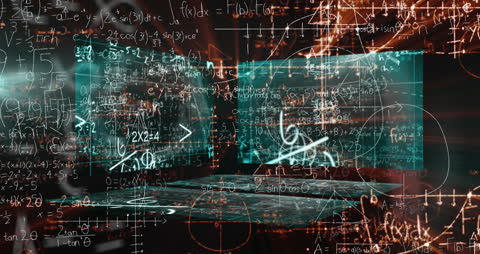 Dynamic Digital Interface with Mathematical Equations