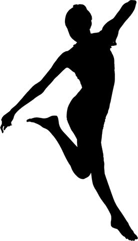 Energetic Transparent Silhouette of Jumping Athlete - Download Free Stock Videos Pikwizard.com