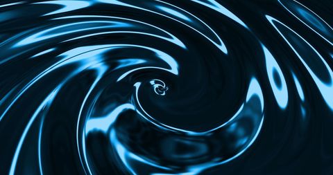 Hypnotic Blue Liquid Motion in Metallic Swirl - Download Free Stock Images Pikwizard.com