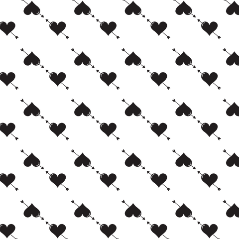 seamless heart and arrow pattern on transparent background - Download Free Stock Videos Pikwizard.com