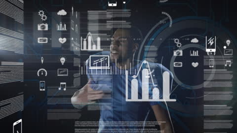 Digital Interface Displaying Big Data Insights