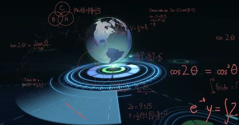 Global Mathematics and Science Data Processing Concept - Download Free Stock Images Pikwizard.com
