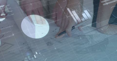 Digital Finance Team Collaborating on Futuristic Data - Download Free Stock Images Pikwizard.com