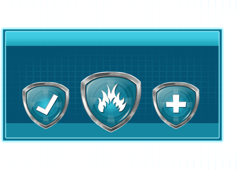 digital shield icons on blue transparent background - Download Free Stock Videos Pikwizard.com
