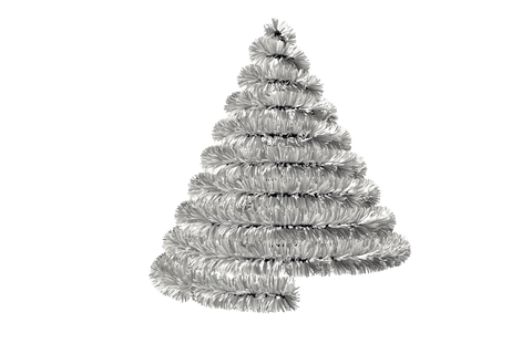 shiny tinsel christmas tree on transparent background - Download Free Stock Videos Pikwizard.com