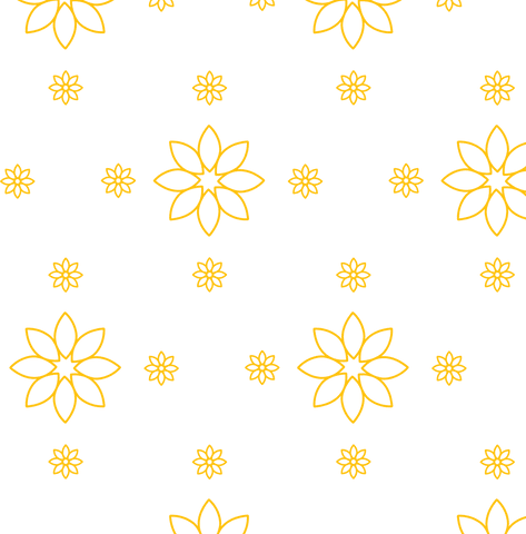 yellow flower pattern on transparent background for design projects - Download Free Stock Videos Pikwizard.com
