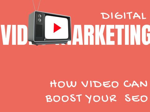 Digital Marketing Strategies with Video Content and SEO Boost - Download Free Stock Templates Pikwizard.com
