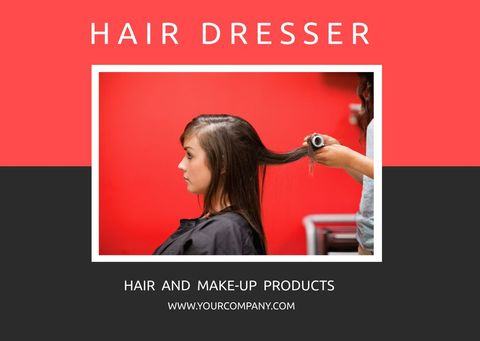 professional hair styling in vibrant salon atmosphere - Download Free Stock Templates Pikwizard.com