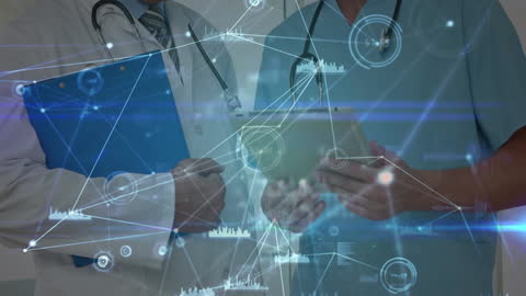 Healthcare Professionals Using Digital Technology for Data Analysis