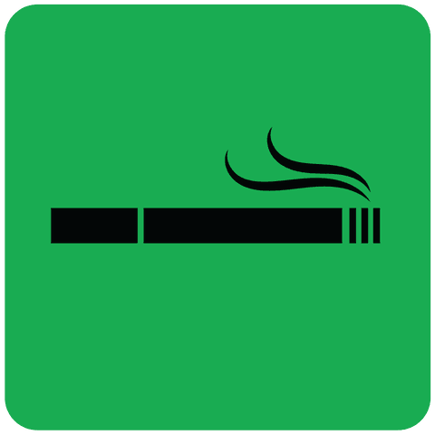 Transparent Green Smoking Area Vector Sign Illustration - Download Free Stock Videos Pikwizard.com