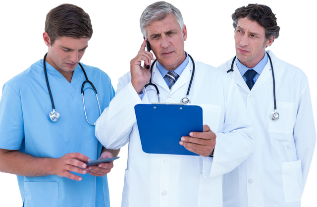 Transparent background doctors working together healthcare concept - Download Free Stock Videos Pikwizard.com