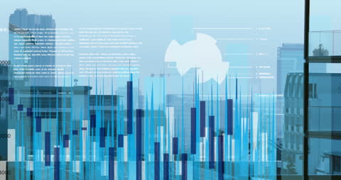 Financial Data and Cityscape Fusion in Digital Format