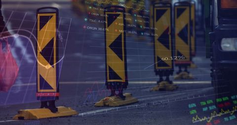 Integrated Cityscape with Digital Data Overlay Concept