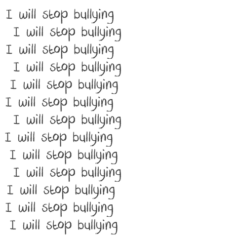 anti-bullying message in repetitive text on transparent background - Download Free Stock Videos Pikwizard.com