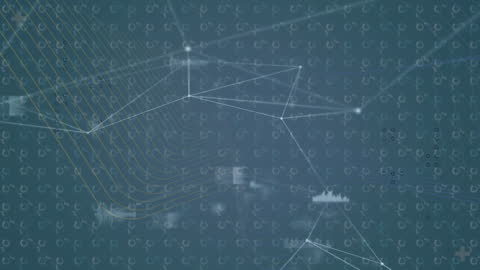 Visual representation of interconnected technology featuring digital lines, numbers, and a rotating globe. Ideal for illustrating concepts related to global communication, data analysis, or network technology in presentations, websites, or educational materials.
