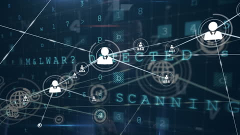 Animated Digital Network Connections over Data Interface