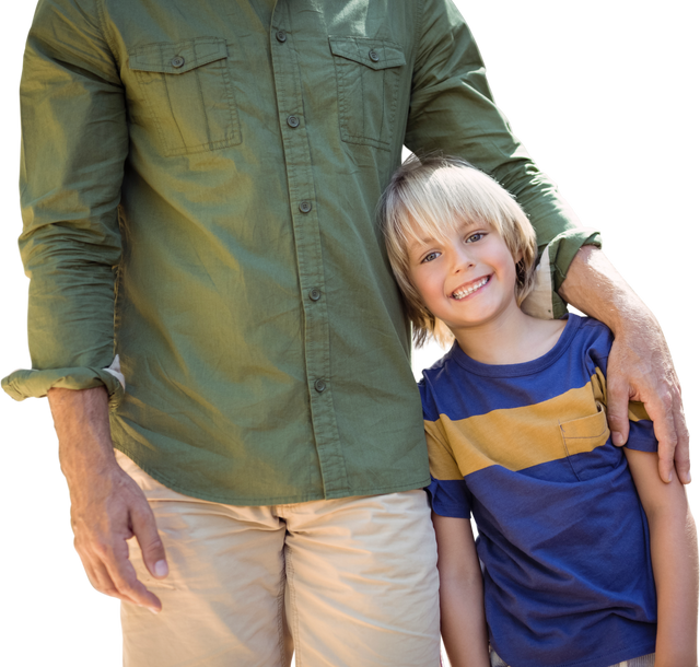 Transparent Portrait of Father with Smiling Young Son - Download Free Stock Videos Pikwizard.com