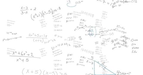 Complex Math Formulas Electronically Floating on Light Background - Download Free Stock Images Pikwizard.com