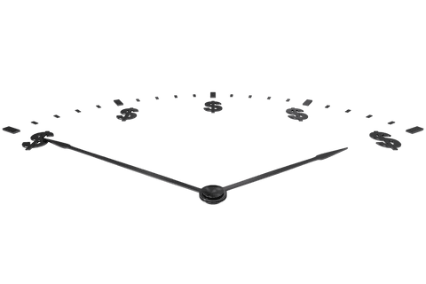 transparent clock hands with dollar symbols for finance concepts - Download Free Stock Videos Pikwizard.com