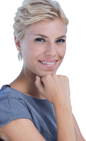 Portrait of Beautiful Blonde Businesswoman Transparent Background - Download Free Stock Videos Pikwizard.com