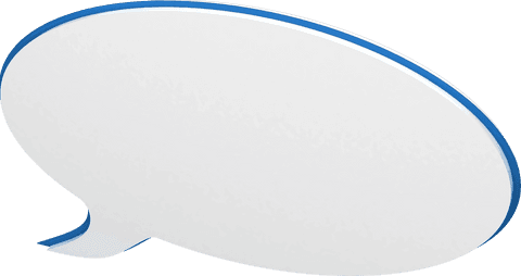 3d transparent speech bubble with blue edges - Download Free Stock Videos Pikwizard.com