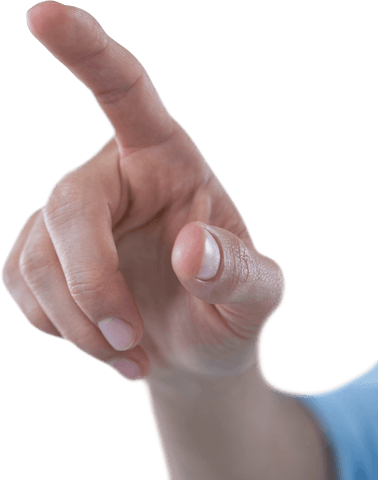 Transparent Hand Pointing Towards Invisible Virtual Device - Download Free Stock Videos Pikwizard.com