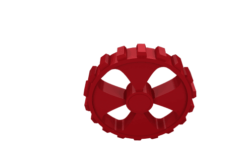 reflective red gear wheel on transparent background - Download Free Stock Videos Pikwizard.com