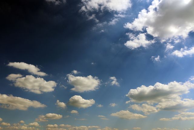 Serene Cloudy Sky Over Calm Horizon - Download Free Stock Photos Pikwizard.com