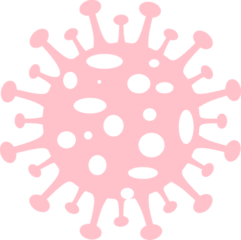 transparent virus particle illustration with spikes and cutouts - Download Free Stock Videos Pikwizard.com