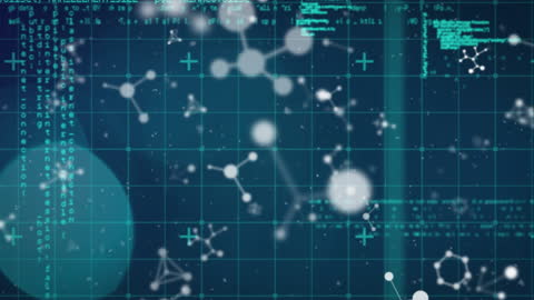 Digital Data Analysis with Molecular Structures on Blue