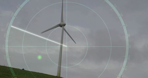 Futuristic monitoring of wind turbine digital interface