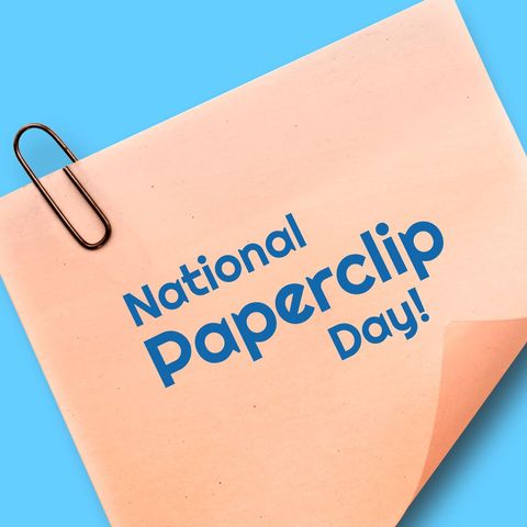 National Paperclip Day Celebration Concept - Download Free Stock Templates Pikwizard.com