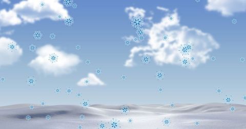 Snowflakes Dancing Over Serene Winter Landscape - Download Free Stock Images Pikwizard.com