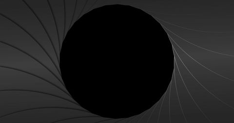 Circular Black Camera Shutter Abstract Design - Download Free Stock Images Pikwizard.com
