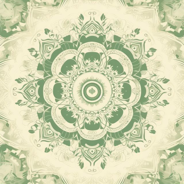White mandala design on green background, created using generative ai technology - Download Free Stock Photos Pikwizard.com