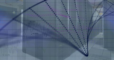 Futuristic DNA Helix Visualization in Dynamic Tech Background - Download Free Stock Images Pikwizard.com