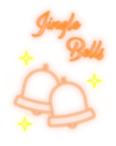 Transparent Neon Jingle Bells Christmas Festive Illustration - Download Free Stock Videos Pikwizard.com