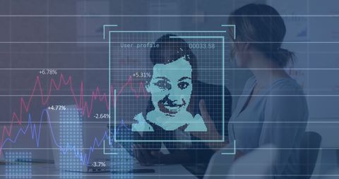 Digital Profile and Analytics Data with Businesswomen Collaborating - Download Free Stock Images Pikwizard.com