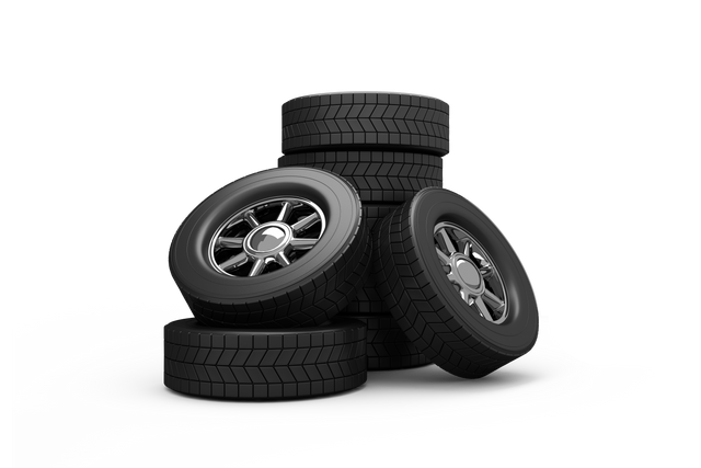 Stacked Black Car Tyres on Transparent Background - Download Free Stock Videos Pikwizard.com