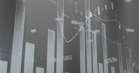 Abstract Financial Graph and Data Visualization