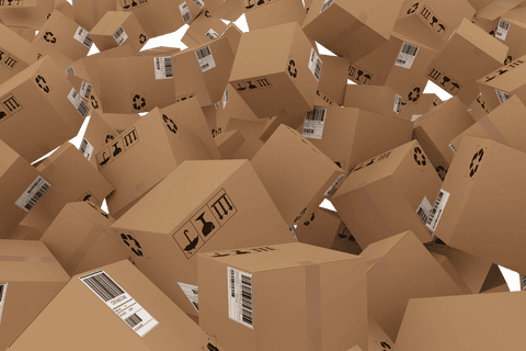 transparent 3d cardboard boxes with barcodes - Download Free Stock Videos Pikwizard.com