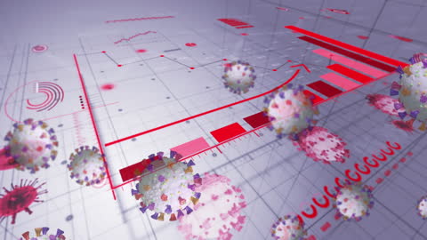 Data Analytics with COVID-19 Virus Overlay in Digital Space