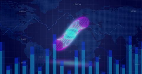 Digital Finance and Global Economy Concepts on Transparent Screen - Download Free Stock Images Pikwizard.com