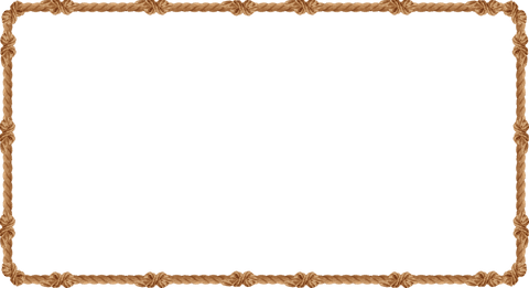 ornate rectangular rope border with knotted corners on transparent background - Download Free Stock Videos Pikwizard.com