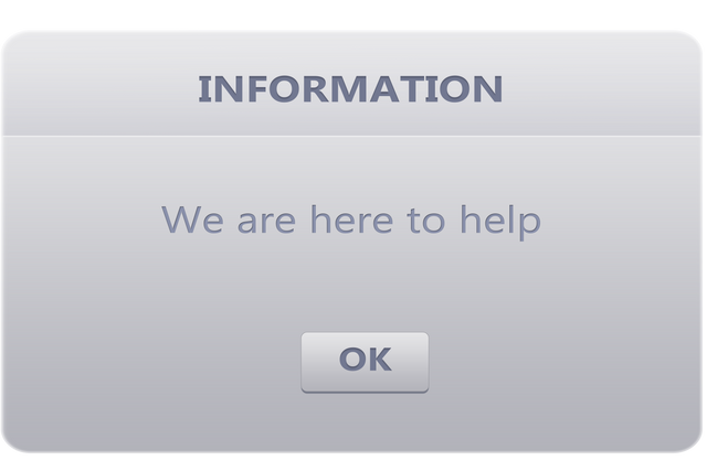 Transparent Information Dialogue Box Saying 'We Are Here to Help' - Download Free Stock Videos Pikwizard.com