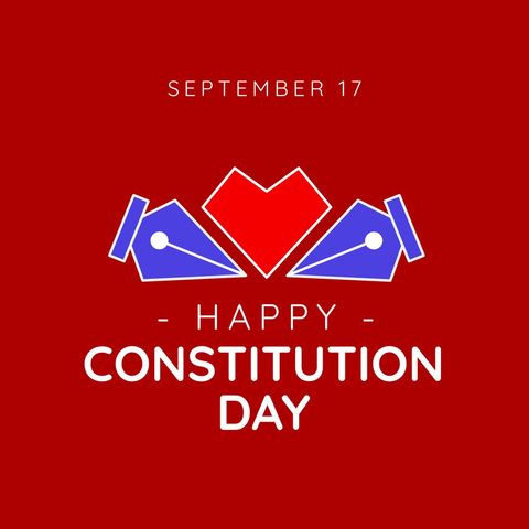 Happy Constitution Day Celebration Concept - Download Free Stock Templates Pikwizard.com