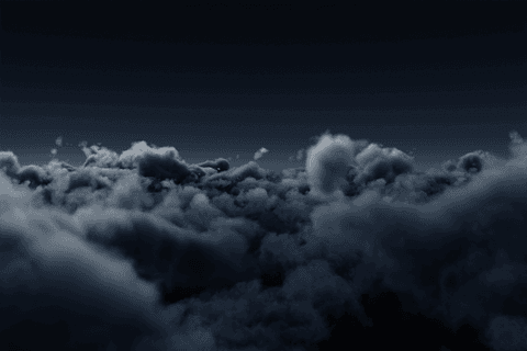 Mysterious Nighttime Overcast Sky with Moonlit Clouds - Download Free Stock Videos Pikwizard.com