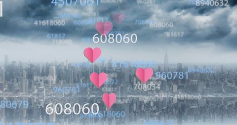 Digital Love and Data Processing over Urban Skyline