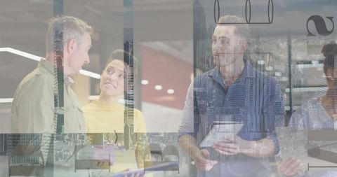 Diverse Business Professionals in Office Setting